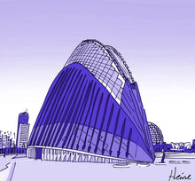 Cargar imagen en el visor de la galería, VALENCIA - EDIFICIO ÁGORA - CIUDAD DE LAS ARTES Y LAS CIENCIAS DE VALENCIA - LA ILUSTRATIVA