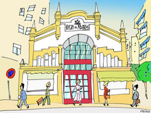 Load image into Gallery viewer, Ilustración del Mercado de Alcantarilla - MURCIA

