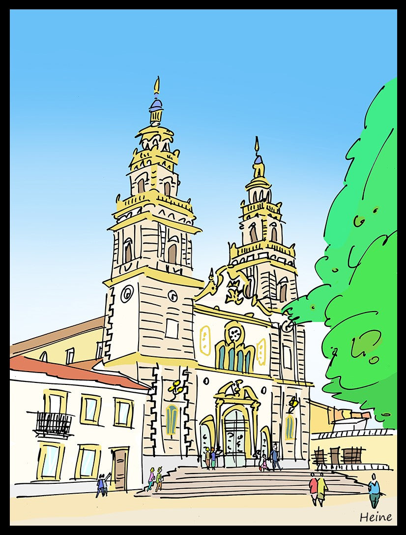 Ilustración de la Iglesia de Alcantarilla - Murcia