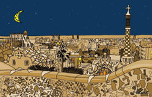 Load image into Gallery viewer, CATALUÑA - BARCELONA - VISTAS DE BARCELONA - COLOR - LA ILUSTRATIVA 
