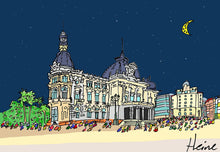 Cargar imagen en el visor de la galería, REGIÓN DE MURCIA - CARTAGENA - AYUNTAMIENTO DE CARTAGENA - NOCTURNO - LA ILUSTRATIVA 
