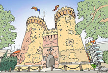 Cargar imagen en el visor de la galería, VALENCIA - Torres de Quart de Valencia - LA ILUSTRATIVA 
